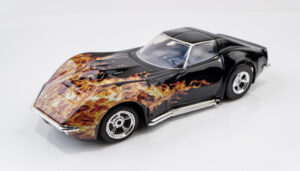 AFX Racing 1968 Corvette 427 Black Flame
