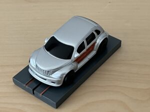 AFX Racing PT Cruiser "Woody Cruiser" silber mit Bulldog Chassis