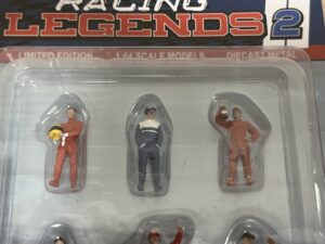 1:64 Figurenset "Racing Legends 2" (1990er Stil)