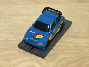 Tomy AFX Rallye Peugeot 205 blau