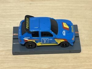 Tomy AFX Rallye Peugeot 205 blau