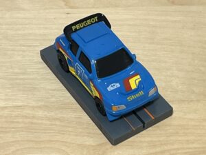 Tomy AFX Rallye Peugeot 205 blau