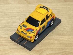 Tomy AFX Rallye Peugeot 205 gelb