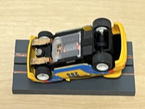 Tomy AFX Rallye Peugeot 205 gelb