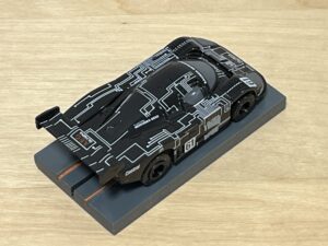 Tomy AFX Sauber-Mercedes C9 #61 'AEG Circuit Board' mit BDR Chassis