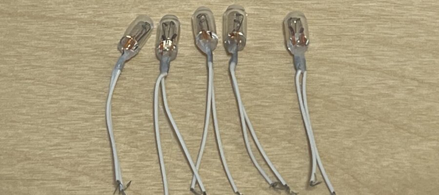 Original Tomy AFX Miniatur-Glühlampen