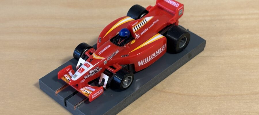 Tyco 440x2 Williams F1 #1 rot "Woody Woodpecker"