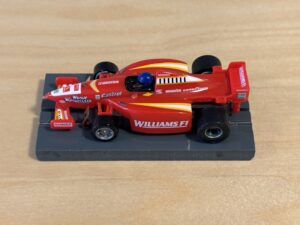 Tyco 440x2 Williams F1 #1 rot "Woody Woodpecker"