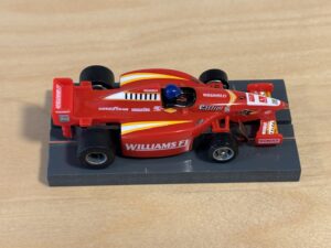 Tyco 440x2 Williams F1 #1 rot "Woody Woodpecker"