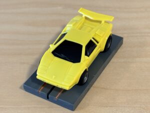 Tyco 440x2 Lamborghini Countach gelb