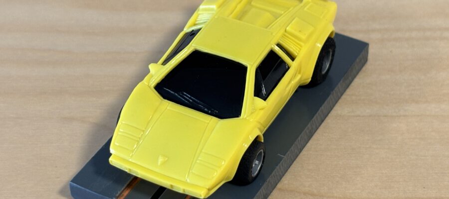 Tyco 440x2 Lamborghini Countach gelb