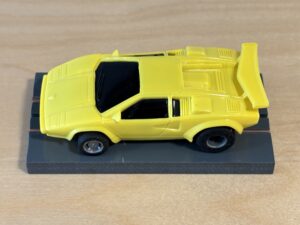 Tyco 440x2 Lamborghini Countach gelb