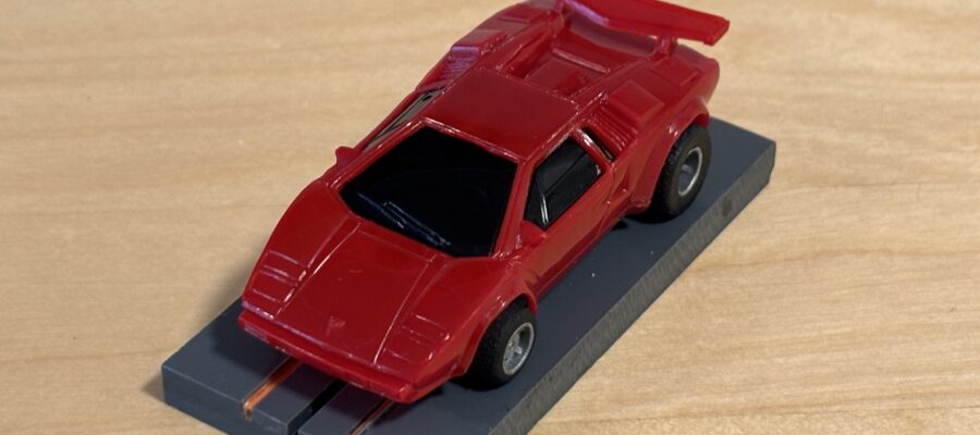 Tyco 440x2 Lamborghini Countach rot
