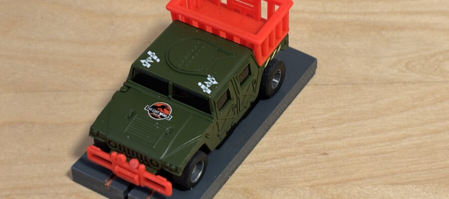 Tyco 440x2 Humvee "The Lost World" - Set Car