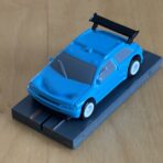 LifeLike/HCS Rallye Citroën blau mit BDR-Chassis