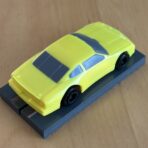 LifeLike/HCS Stock Car gelb mit BDR-Chassis