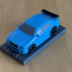 LifeLike/Harden Creek Mercedes DTM blau mit BDR-Chassis
