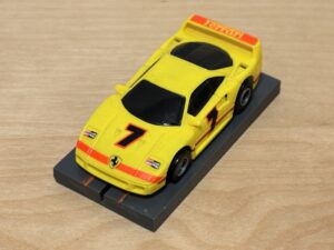 Tyco 440x2 Ferrari F40 #7 gelb