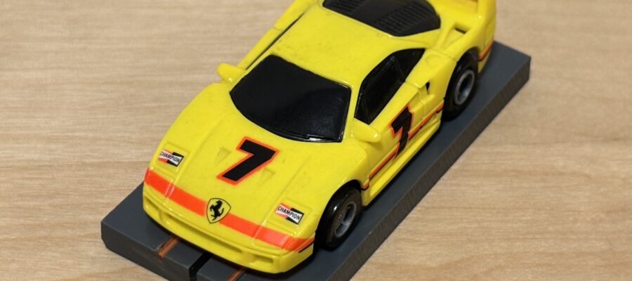 Tyco 440x2 Ferrari F40 #7 gelb