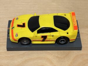Tyco 440x2 Ferrari F40 #7 gelb