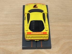 Tyco 440x2 Ferrari F40 #7 gelb