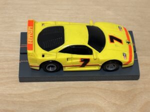 Tyco 440x2 Ferrari F40 #7 gelb