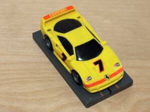 Tyco 440x2 Ferrari F40 #7 gelb
