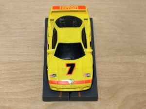 Tyco 440x2 Ferrari F40 #7 gelb