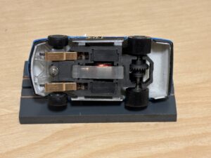 LifeLike/Rokar Stock Car weiss/blau #91 mit Licht