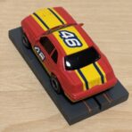 LifeLike/Rokar Stock Car rot/gelb #46 mit Licht