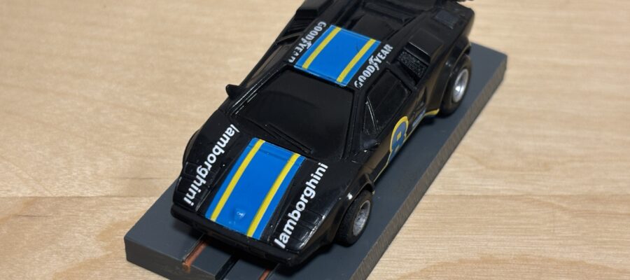 Tyco 440x2 Lamborghini Countach schwarz #8