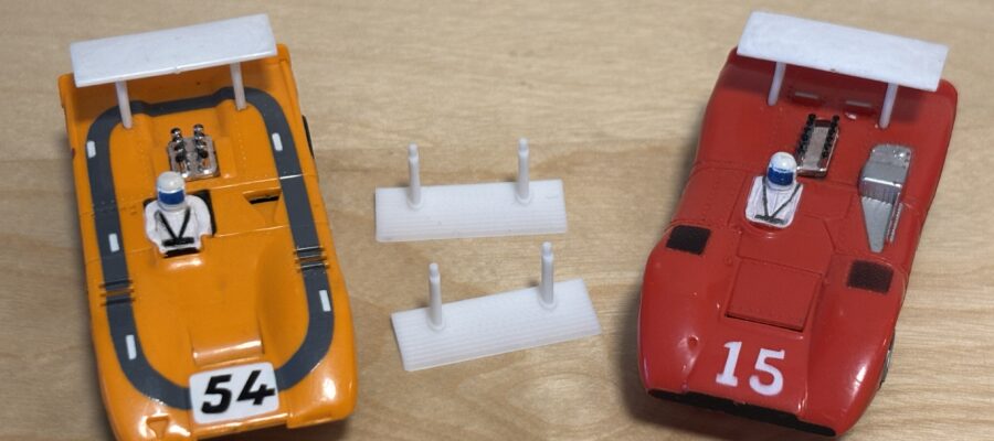 Repro-Flügel für Aurora AFX Can Am Autos