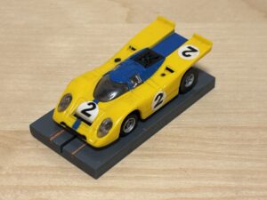 Auorra AFX Porsche 917K gelb/blau #2