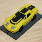 AF-Xtra Corvette gelb/schwarz auf BDR-Chassis