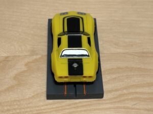 AF-Xtra Corvette gelb/schwarz auf BDR-Chassis