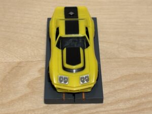 AF-Xtra Corvette gelb/schwarz auf BDR-Chassis