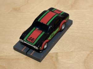 Faller Aurora AFX Ford Escort schwarz/rot/grün #46