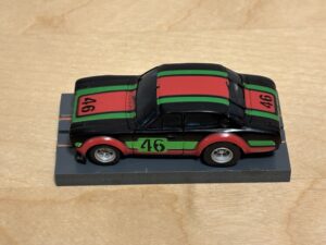 Faller Aurora AFX Ford Escort schwarz/rot/grün #46