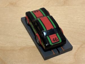 Faller Aurora AFX Ford Escort schwarz/rot/grün #46