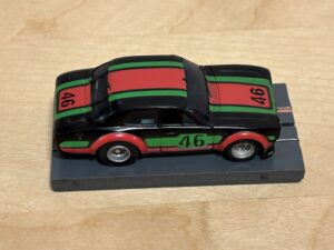 Faller Aurora AFX Ford Escort schwarz/rot/grün #46