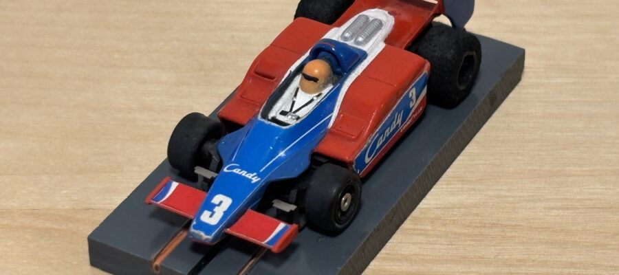 Faller/Aurora AFX G+Plus Tyrrell "Candy" rot/blau