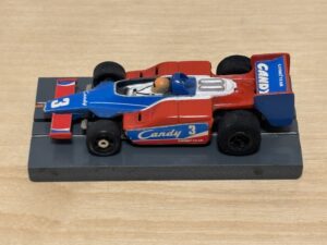 Faller/Aurora AFX G+Plus Tyrrell "Candy" rot/blau
