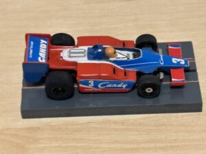 Faller/Aurora AFX G+Plus Tyrrell "Candy" rot/blau