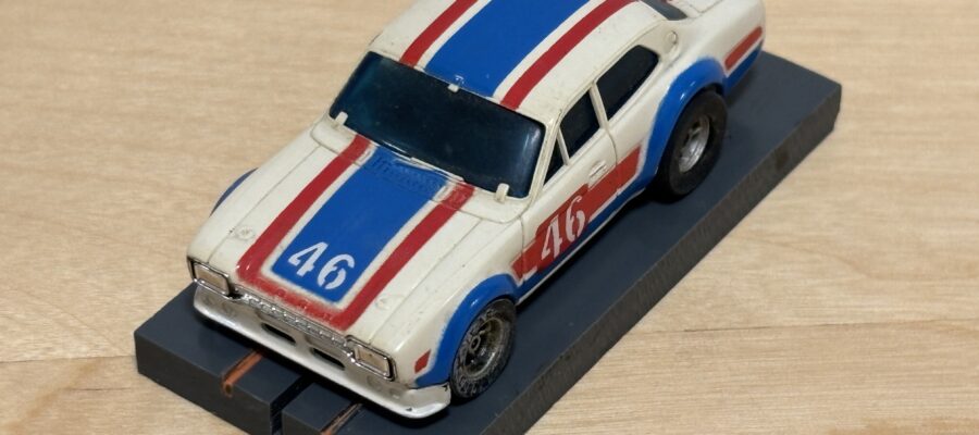 Faller Aurora AFX Ford Escort weiss/blau/rot #46