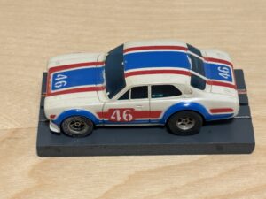 Faller Aurora AFX Ford Escort weiss/blau/rot #46