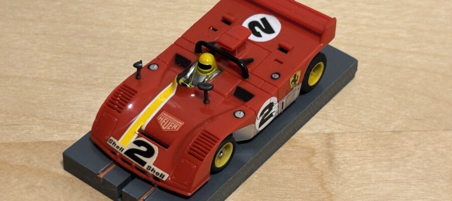 Faller/Aurora AFX G+Plus Ferrari 312PB rot mit Box