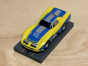 Faller/Aurora AFX Corvette GT gelb/blau