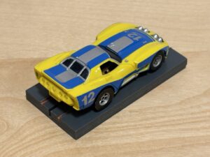 Aurora AFX Corvette GT gelb/blau #12