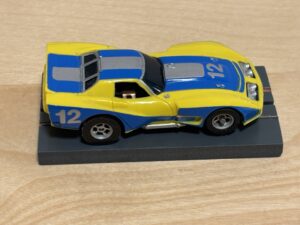 Aurora AFX Corvette GT gelb/blau #12
