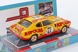 Ford Capri RS2600 Tour de France 1972 gelb-rot RIPOLIN Nr. 65